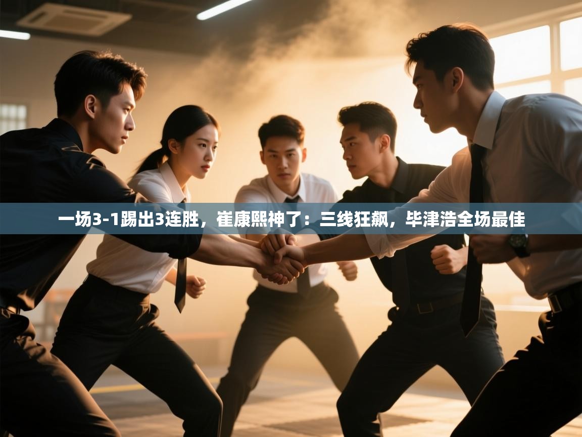 一场3-1踢出3连胜，崔康熙神了：三线狂飙，毕津浩全场最佳